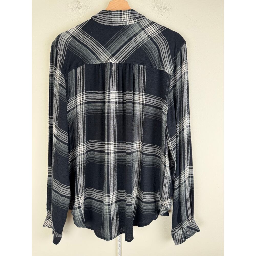 NWT Anthropologie Cloth & Stone Plaid Button Up Shirt XL - Picture 10 of 15